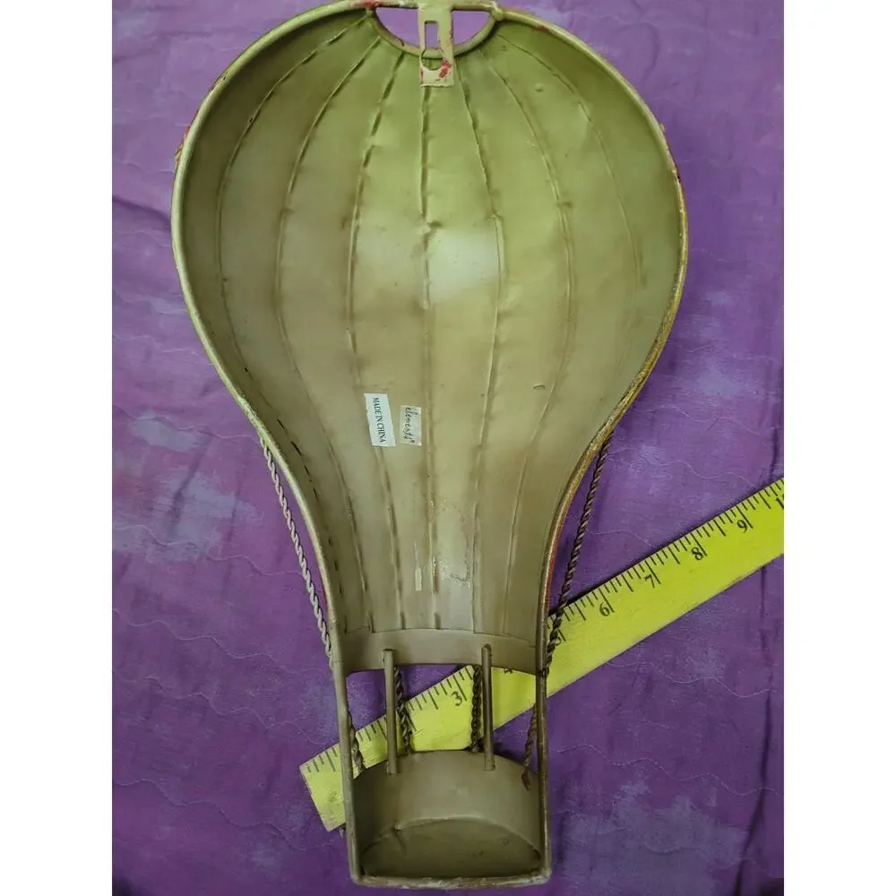 Elements Painted Hot Air Balloon Wall Hanging Decor 12
